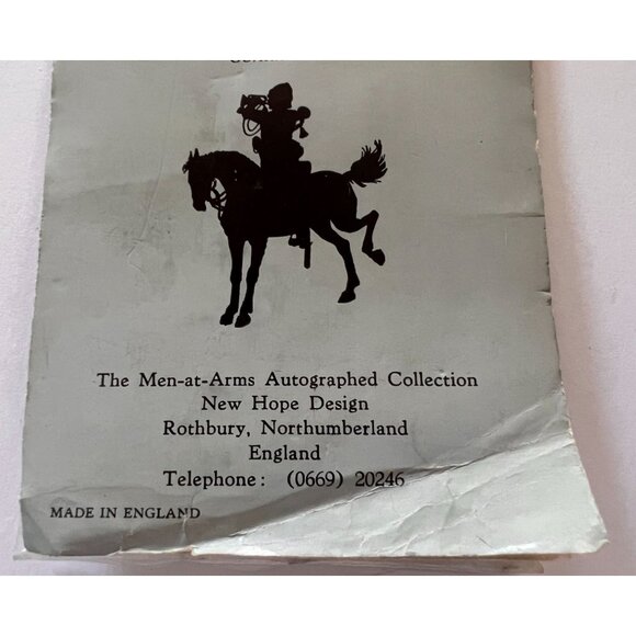 Men At Arms Autographed Collect MA182 Osprey Publishing New Hope Design Figurine - Picture 6 of 6